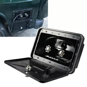RV 屋外蛇口シャワー ボックス キット ブラック- RV Outdoor Faucet Shower Box Kit Black- 【並行輸入品】
