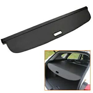 カーゴコンパートメントカバー トランクカバー ハットラック アウディ Q3 2013-2017 ブラック- Cargo compartment cover trunk cover hat rack for Audi Q3 2013-2017 black- 【並行輸入品】
