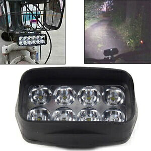 1x オートバイヘッドライトスポットフォグライト車 UTV ATV 用 8 LED 電球- 1x motorcycle headlights spot fog light 8-LED bulbs for car UTV ATV- 【並行輸入品】