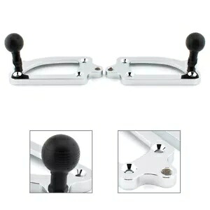 2x アッパーポンプカバーハンドマウントボールヘッドブレーキオイルカップ BMW R18 R18TC 用- 2x upper pump cover hand mount ball head brake oil cup for BMW R18 R18TC- 【並行輸入品】