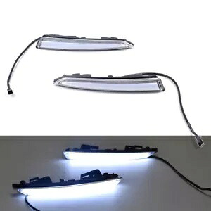 LED DRL フォグランプデイタイムランニングライトフォードクーガエスケープ 2013 2014 2015- LED DRL fog lights daytime running light for Ford Kuga Escape 2013 2014 2015- 【並行輸入品】