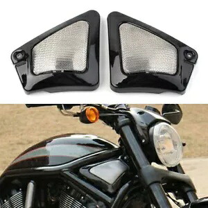 フレームネックサイドカバーガード ブラック ハーレー V-Rod VRSCD VRSCDX VRSCA VRSCB ab用 Frame Neck Side Cover Guard Black for Harley V-Rod VRSCD VRSCDX VRSCA VRSCB ab 【並行輸入品】