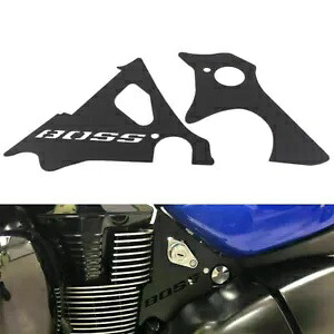 エンジンサイドカバースズキブルバード M109R/イントルーダー M1800R/VZR1800 ボスブラック Engine Side Cover For Suzuki BOULEVARD M109R/INTRUDER M1800R/VZR1800 BOSS Black 【並行輸入品】