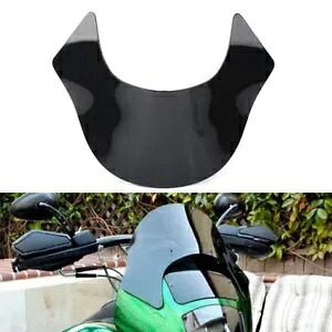 スモークリップフロントガラスフロントガラスシールドブラックハーレーダイナスポーツスターソフテイル用 Smoked Lip Windshield Windscreen Shield Black For Harley Dyna Sportster Softail 【並行輸入品】