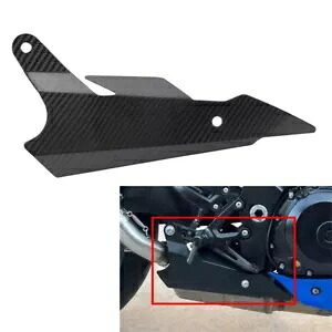 カーボンファイバーヒートシールドエキゾーストカバーガード スズキ GSX-S1000 2015-23用 Carbon Fiber Heat Shield Exhaust Cover Guard Fit for SUZUKI GSX-S1000 2015-23 【並行輸入品】