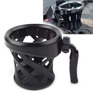 ハンドルバー カップホルダー ドリンク メッシュバスケットマウント付き ゴールドウィング GL1800 2001-2021用 Handlebar Cup Holder Drink W/ Mesh Basket Mount For Goldwing GL1800 2001-2021 【並行輸入品】
