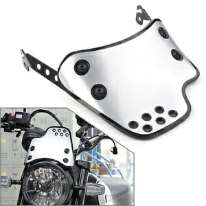 フロントガラス フロントガラス ブラケット 自己修正 レトロ フィット ドゥカティ スクランブラー グレー Windshield Windscreen Bracket Self Modification Retro Fit Ducati Scrambler Gray 【並行輸入品】