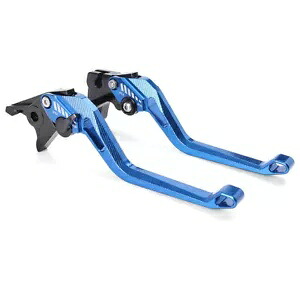 Ducati モンスター 1000 00-05/ST3 03-07 調整可能なロングブレーキクラッチレバーブルー For Ducati Monster 1000 00-05/ST3 03-07 Adjustable Long Brake Clutch Levers Blue 【並行輸入品】
