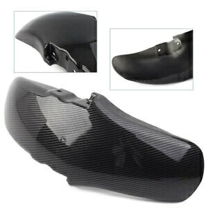 フロントフェンダーマッドガードカバーホンダ CB400 1992-1998 カーボンファイバーオートバイ Front Fender Mudguard Cover For Honda CB400 1992-1998 Carbon Fiber Motorcycle 【並行輸入品】