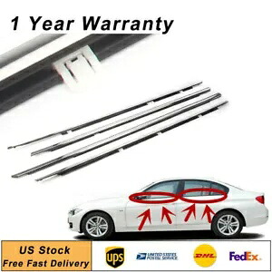 4 個クロームウェザーストリップウィンドウモールディングトリムシールベルトホンダアコード 08-2012 4pcs Chrome Weatherstrip Window Moulding Trim Seal Belt for Honda Accord 08-2012 【並行輸入品】