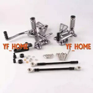 オートバイリアセットフットペグホンダ CBR 600RR F5 2007 2008 2009 2010 - 2014 Motorcycle Rearsets Foot pegs for Honda CBR 600RR F5 2007 2008 2009 2010 - 2014 【並行輸入品】