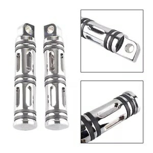 フットペグ フットペグ CNC アルミニウム ハーレーダビッドソン XL883N FXCW クローム #49312-10 Foot Pegs Footpegs CNC Aluminum for Harley Davidson XL883N FXCW Chrome #49312-10 【並行輸入品】