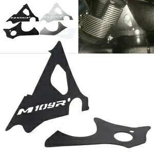 2x エンジンサイドカバースズキブルバード M109R/イントルーダー M1800R / VZR1800 ボス用 2x Engine Side Covers For Suzuki BOULEVARD M109R/INTRUDER M1800R / VZR1800 BOSS 【並行輸入品】