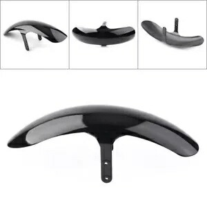 前輪フェンダーマッドガード ハーレーブレイクアウト 2013-2018 オートバイ用 ブラック Front Wheel Fender Mudguard Fit For Harley Breakout 2013-2018 Motorcycle Black 【並行輸入品】