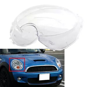 フロントヘッドライトヘッドランプレンズカバー BMW ミニ R56 2007-2015 透明右 Front Headlight Headlamp Lens Cover For BMW MINI R56 2007-2015 Transparent Right 【並行輸入品】