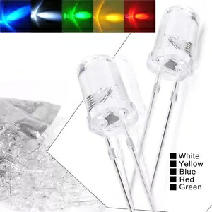100/500/1000 個 5 ミリメートル超高輝度 LED 電球ランプ 20000mcd 超高輝度ランプ 100/500/1000PCS 5mm Ultra Bright LED Light Bulb Lamp 20000mcd Super Bright Lamps 【並行輸入品】