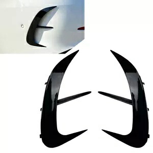 リアバンパー スプリッター スポイラー カナード エアベント メルセデス ベンツ C クラス W206 BLK に適合 Rear Bumper Splitter Spoiler Canard Air Vent Fit Mercedes Benz C-Class W206 BLK 【並行輸入品】