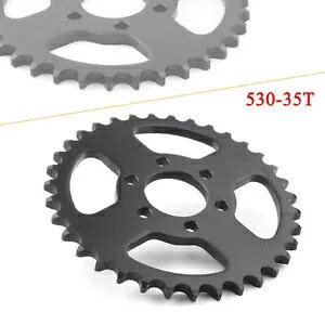 ATV UTV リアチェーンプレート 530 35T 6 穴 TAOTAO GY6 150CC 250CC スプロケット部品 ATV UTV Rear Chain Plate 530 35T 6 Hole TAOTAO GY6 150CC 250CC Sprockets Parts 【並行輸入品】