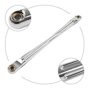 シフターシフトリンケージアルミオートバイブラックハーレーツーリングソフテイル 1986+ Shifter Shift Linkage Aluminum Motorcycle Black For Harley Touring Softail 1986+ 【並行輸入品】