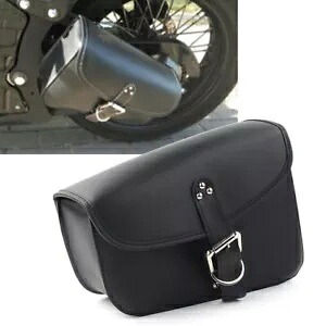 左側 PU レザーサドルバッグサドルバッグハーレースポーツスターアイアン 72 883 1200 Left Side PU Leather Saddlebag Saddle Bag For Harley Sportster Iron 72 883 1200 【並行輸入品】