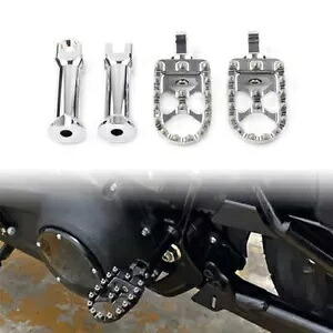 リアフットペグ ブラケットアセンブリ付き ハーレーソフテイル ストリートボブ 2018-2020 クローム用 Rear Foot Pegs W/Bracket Assembly For Harley Softail Street Bob 2018-2020 Chrome 【並行輸入品】