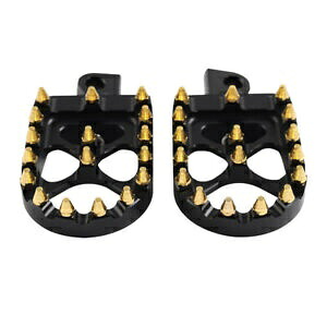 CNC ワイド ファット フットペグ MX スタイル フットペグ ペアフィット ハーレー ダイナ スポーツスター ファットボーイ CNC Wide Fat Foot Pegs MX Style Footpegs Pair Fit Harley Dyna Sportster Fatboy 【並行輸入品】