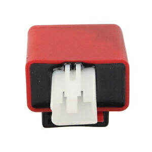 12V ウインカー LED フラッシャー ウインカー ユニバーサル オートバイ リレー レッド 防水 12V Turn Signal LED Flasher Blinker Universal Motorcycle Relay Red Waterproof 【並行輸入品】