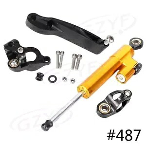 ホンダ CBR600RR 2007-2015 2016 用ブラケットステアリング付きキットダンパースタビライザー Kit Damper Stabilizer With Bracket Steering For Honda CBR600RR 2007-2015 2016 【並行輸入品】