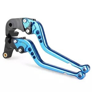 2x CNC オートバイハンドルバーブレーキクラッチレバーフィットスピードトリプル 2004-2007 ブルー 2x CNC Motorcycle Handlebar Brake Clutch Levers Fit SPEED TRIPLE 2004-2007 Blue 【並行輸入品】