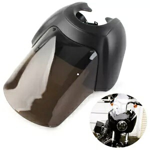フロントヘッドライトフェアリングカバー 15インチフロントガラス付き ハーレーダイナFXDXT Tスポーツ用 Front Headlight Fairing Cover W/ 15'' Windshield For Harley Dyna FXDXT T-Sport 【並行輸入品】