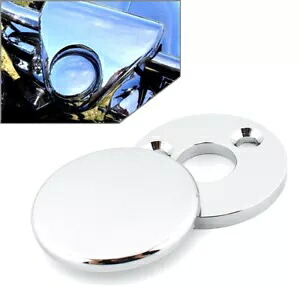 オートバイフォークロックカバー部品ハーレーロードキング 1994 以降クロームアルミ Motorcycle Fork Lock Cover Parts For Harley Road King 1994-up Chrome Aluminum 【並行輸入品】