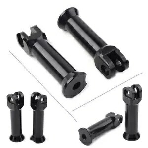フットレストペグブラケットフィットハーレーソフテイルスリムファットボブローライダー2018-2020ブラック Foot Rest Pegs Bracket Fit Harley Softail Slim Fat Bob Low Rider 2018-2020 Black 【並行輸入品】