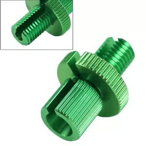 クラッチブレーキスロットルケーブルアジャスターネジ 10 ミリメートルグリーンオートバイ ATV バイク Clutch Brake Throttle Cable Adjuster Screw 10mm Green For Motorcycle ATV Bike 【並行輸入品】