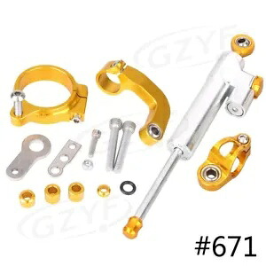 CNC ステアリング ダンパー スタビライザー + ブラケット BMW R1200GS 2013 2014 2015 2016 に適合 CNC Steering Damper Stabilizer + Bracket Fit for BMW R1200GS 2013 2014 2015 2016 【並行輸入品】