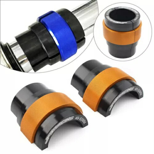 49mm-50mm フォーク オイル シール ドライバー ツール ホンダ ヤマハ スズキ ゴールドに適合 49mm-50mm Fork Oil Seal Driver Tool Fit for Honda Yamaha Suzuki Gold 【並行輸入品】