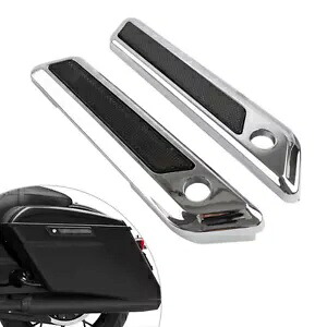 サドルバッグヒンジラッチカバーハーレーツーリングエレクトラグライドロードキング2014以降用 Saddle Bag Hinge Latch Covers For Harley Touring Electra Glide Road King 2014-up 【並行輸入品】