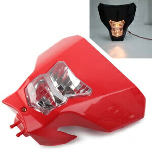 ヘッドライト ヘッドランプ ランプ フェアリング LED レッド CRF450XR CRF450L 2019-2020 ダートバイク用 Headlight Headlamp Lamp Fairing LED Red For CRF450XR CRF450L 2019-2020 Dirt Bike 【並行輸入品】