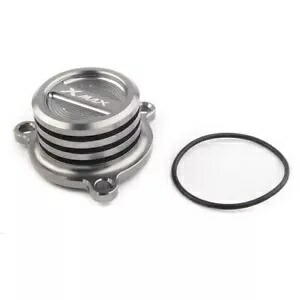CNC エンジンオイルフィルターキャップカバー ヤマハ XMAX 250 ABS 300 400 2018 チタンに適合 CNC Engine Oil Filter Cap Cover Fit Yamaha XMAX 250 ABS 300 400 2018 Titanium 【並行輸入品】