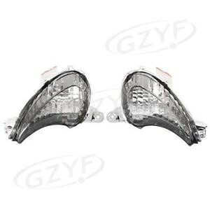 フロントウインカーカバーシェルスモークレンズフィットスズキハヤブサ GSX1300R 2008-2010 Front Turn Signals Cover Shell Smoke Lens Fit Suzuki Hayabusa GSX1300R 2008-2010 【並行輸入品】