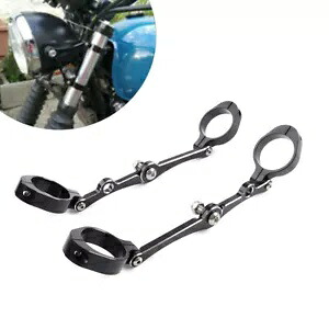ユニバーサルオートバイヘッドライトターンライトマウントブラケット 39/41 ミリメートルフォークチューブ用 Universal Motorcycle Headlight Turn Light Mount Bracket For 39/41mm Fork Tube 【並行輸入品】