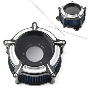 エアクリーナーインテークフィルターフィットハーレーソフテイルダイナファットボーイツーリンググライド FLHR FLHT Air Cleaner Intake Filter Fit Harley Softail Dyna Fatboy Touring Glide FLHR FLHT 【並行輸入品】