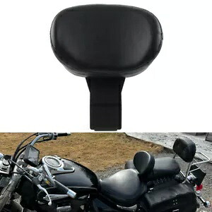 ドライバーライダー背もたれクッションパッドブラックフィットスズキブルバード C50 VL400 VL800 Driver Rider Backrest Cushion Pad Black Fit For Suzuki Boulevard C50 VL400 VL800 【並行輸入品】