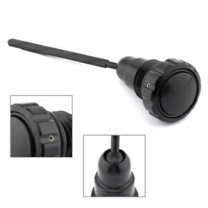 オイルディップスティック ハーレーツーリング FLHR FLHX FLH/T FLTR アルミニウム合金 ブラックに適合 Oil Dipstick Fit Harley Touring FLHR FLHX FLH/T FLTR Aluminum Alloy Black 【並行輸入品】