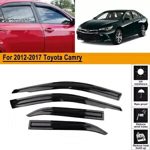 サンバイザー ウィンドウ レインガード ベント シェード ディフレクター トヨタ カムリ 2012-2017 米国に適合 Sun Visor Window Rain Guard Vent Shade Deflector Fit Toyota Camry 2012-2017 USA 【並行輸入品】 36,465円