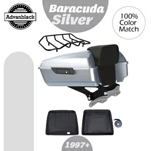 バラクーダ シルバー チョップド ツアー パック パック 荷物 ハーレー FLHR FLHXS FLTRX 1997+用 Barracuda Silver Chopped Tour Pak Pack Luggage For Harley FLHR FLHXS FLTRX 1997+ 【並行輸入品】 132,000円