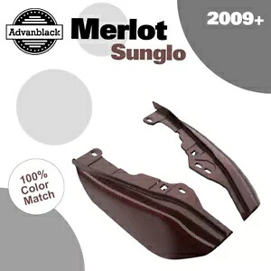 ミッドフレームエアディフレクターヒートシールドトリムカバー MERLOT SUNGLO 2009+ ハーレー用 Mid Frame Air Deflectors Heat Shield Trim Covers MERLOT SUNGLO For 2009+ Harley 【並行輸入品】