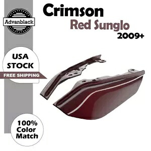 クリムゾンレッド Sunglo ミッドフレーム エアディフレクター ヒートシールド 2017+ ハーレーツーリング用 Crimson Red Sunglo Mid-Frame Air Deflectors Heat Shield For 2017+ Harley Touring 【並行輸入品】 42,240円