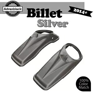 ビレットシルバー ハーレーツーリング 14+ Advanblack 8インチ サドルバッグスピーカー蓋用 BILLET SILVER For Harley Touring 14+ Advanblack 8\