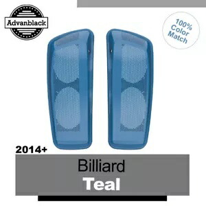 ビリヤード ティール デュアル 6x9 サドルバッグ スピーカー蓋 オーディオ カバー 14+ ハーレー ツーリング用 Billiard Teal Dual 6x9 Saddlebag Speaker Lids Audio Cover For 14+ Harley Touring 【並行輸入品】