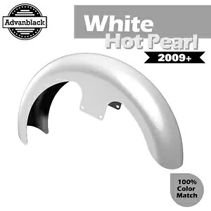 ホワイト ホット パール Advanblack 21 インチ リビール ラッパー ハガー フロント フェンダー 09+ ハーレー用 WHITE HOT PEARL Advanblack 21\